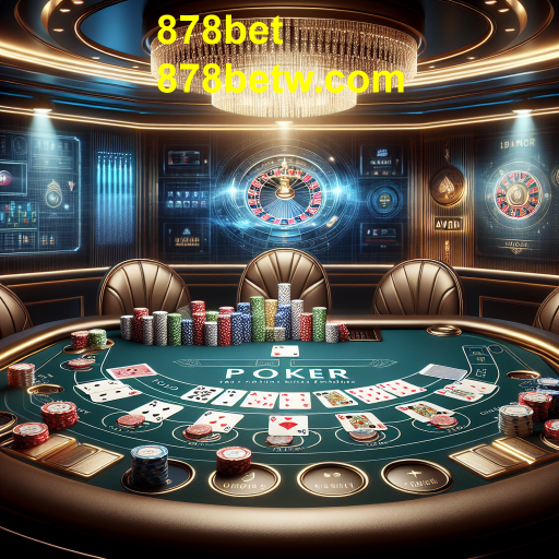 A Emoção do Poker Online na 878bet